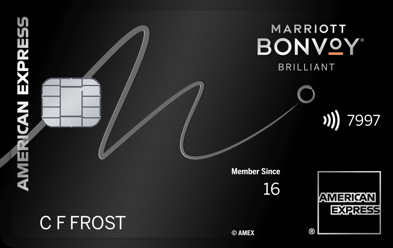 Marriott biz card