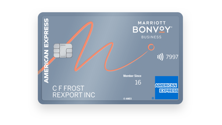 Marriott bonvoy business american express card